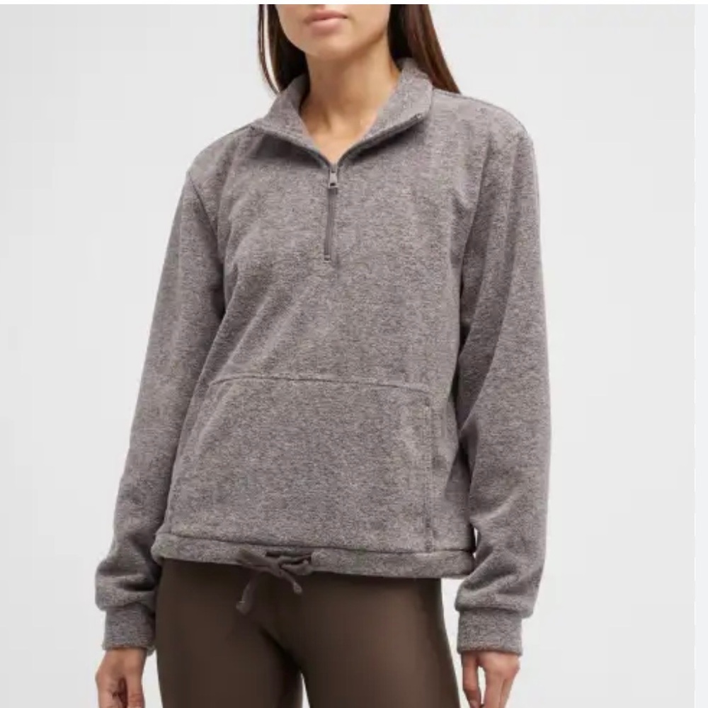 Women's Gray Quarter-Zip Pullover